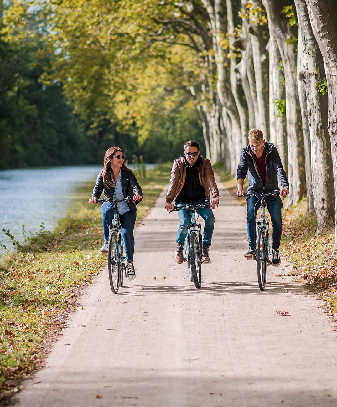 Balade à vélo sur la canal du Midi