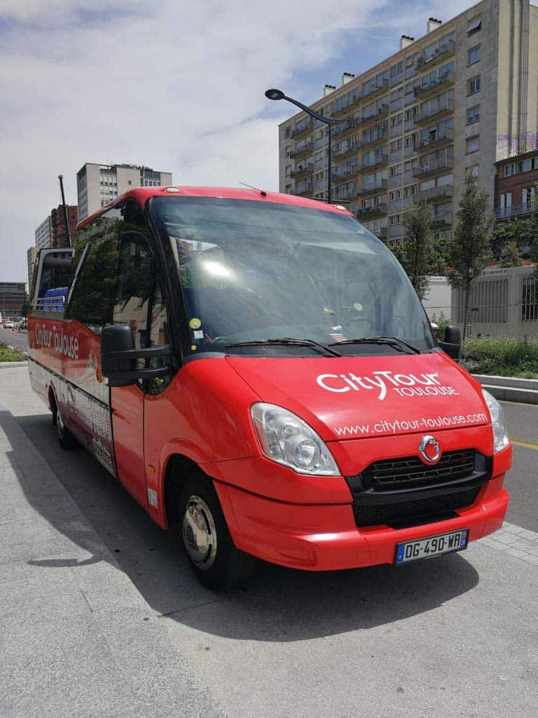 Visiter Toulouse, le bus panoramique Citytour
