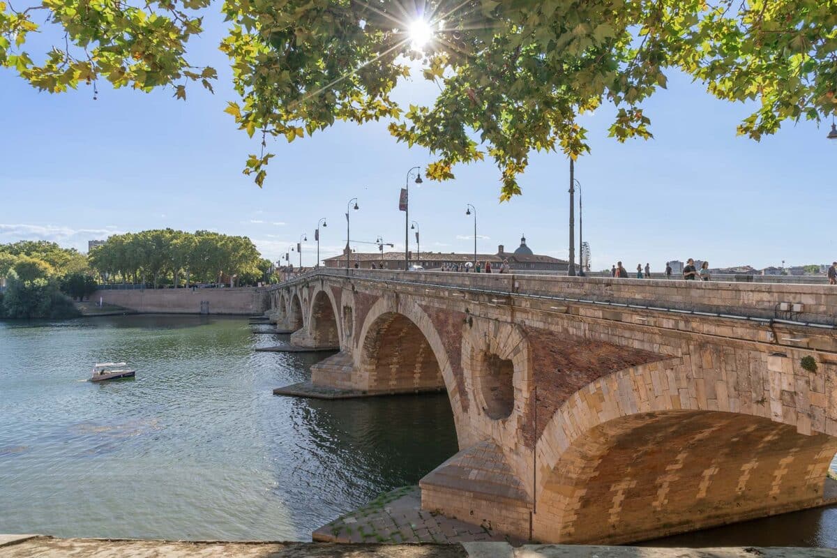 Les bords de Garonne à Toulouse