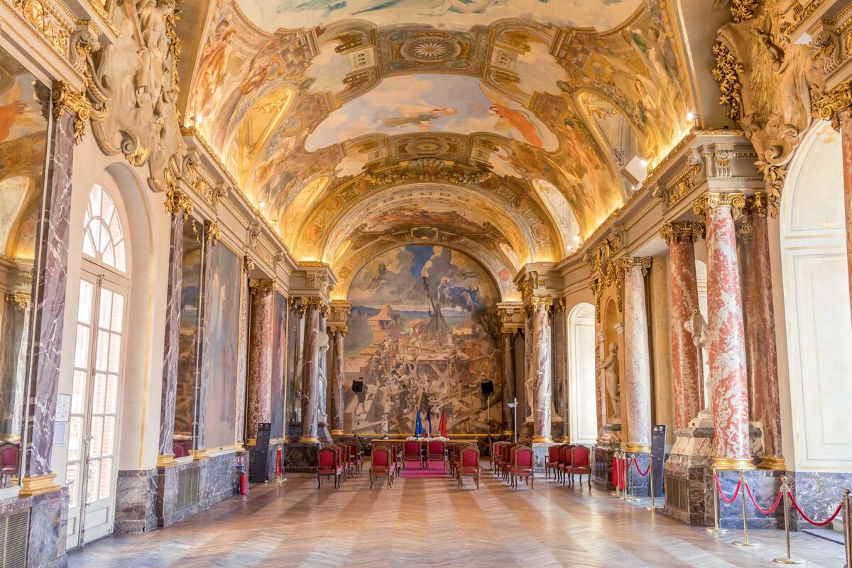 Toulouse, la salle des Illustres au Capitole.