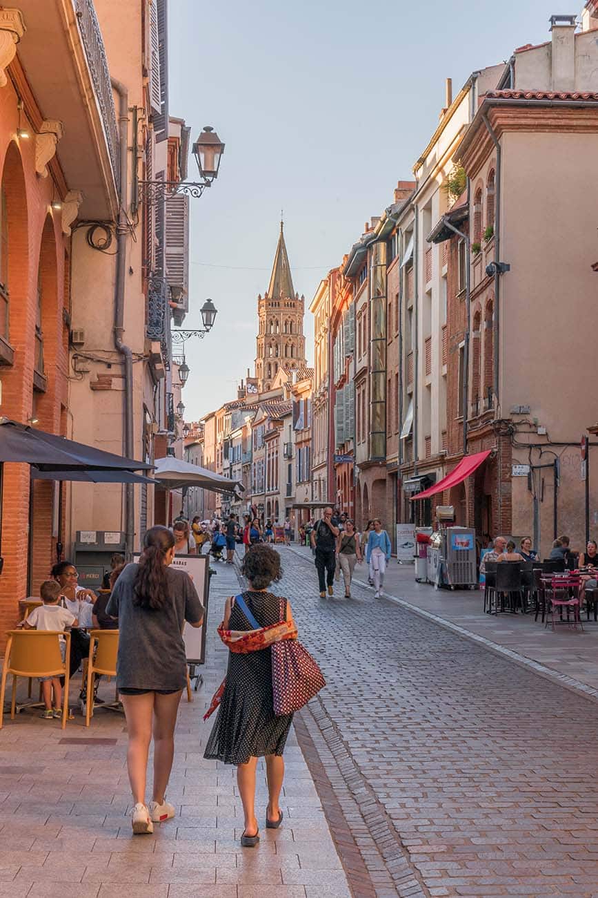 Visiter Toulouse, la rue du Taur