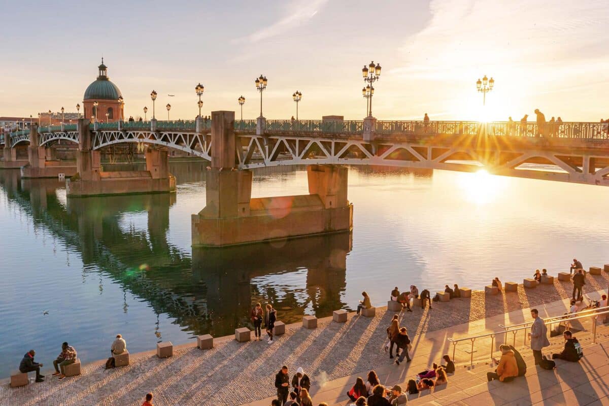 Les bords de Garonne à Toulouse
