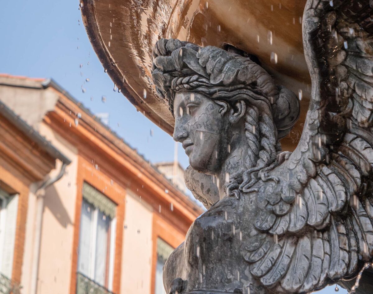 Visiter Toulouse, la fontaine de la Trinité