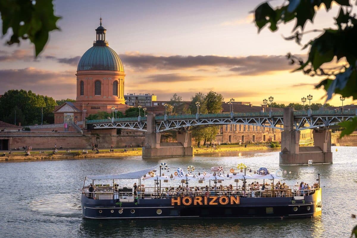 La péniche guinguette Horizon à Toulouse