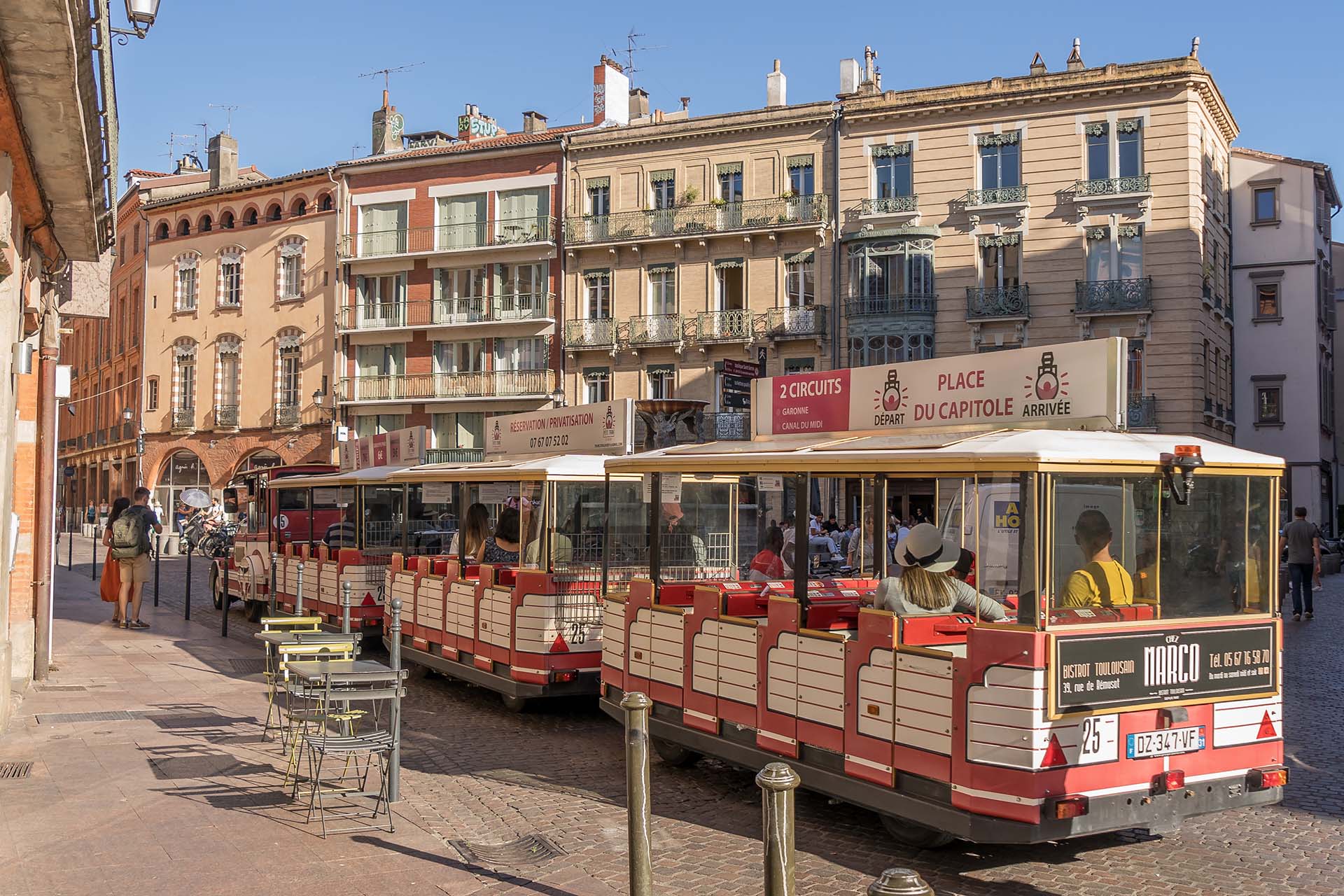 Visiter Toulouse en train touristique