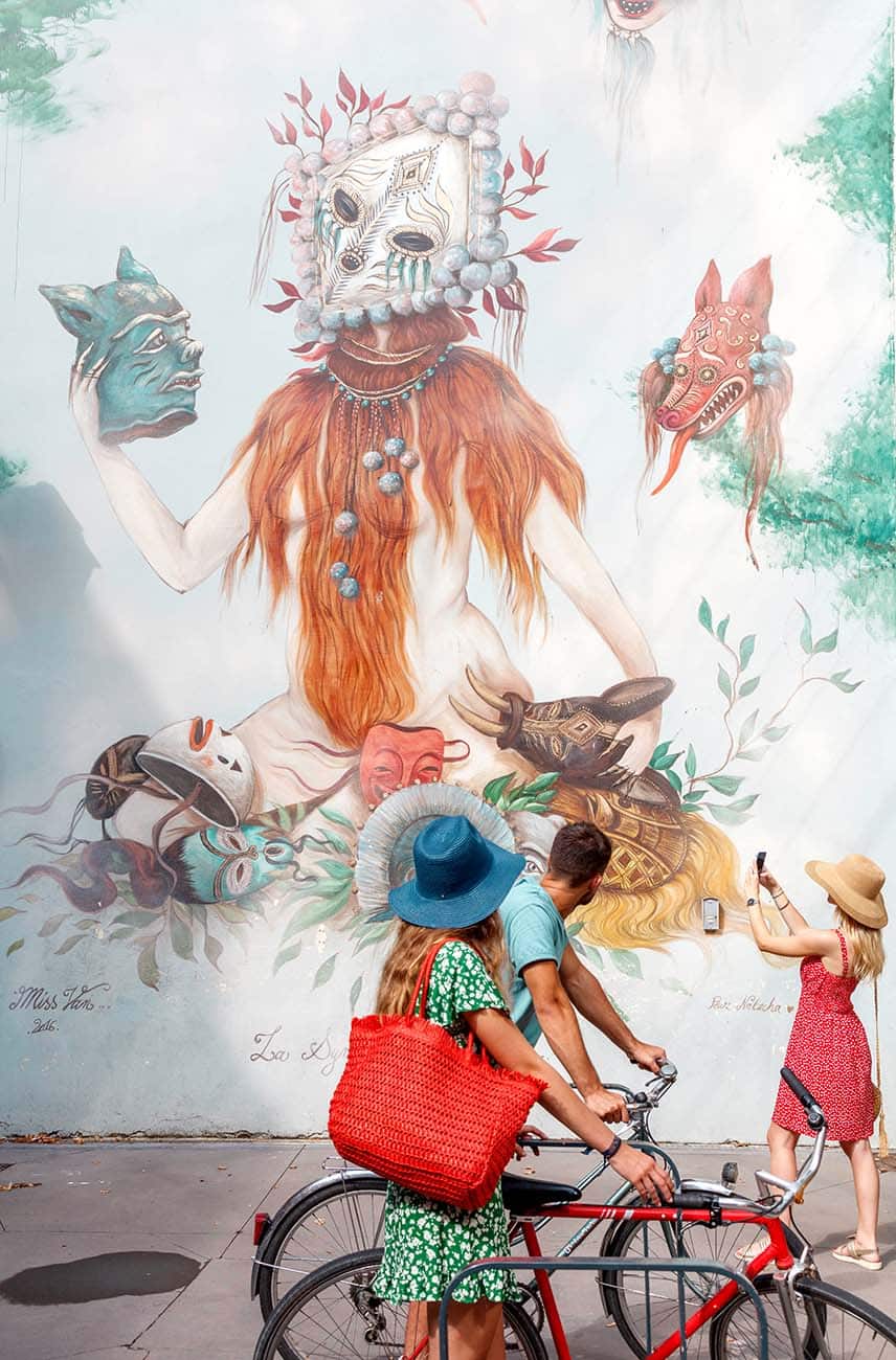 Street art à Toulouse oeuvre de Miss Van