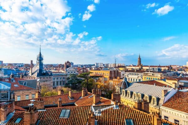 Vue sur les toits de Toulouse
