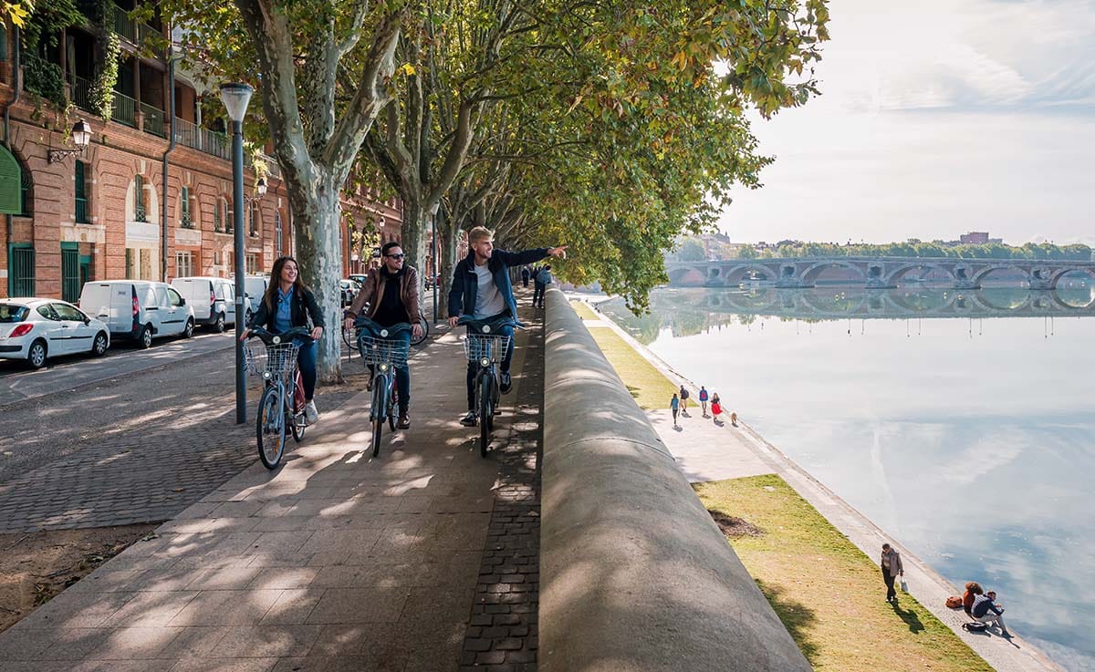 Toulouse à vélo