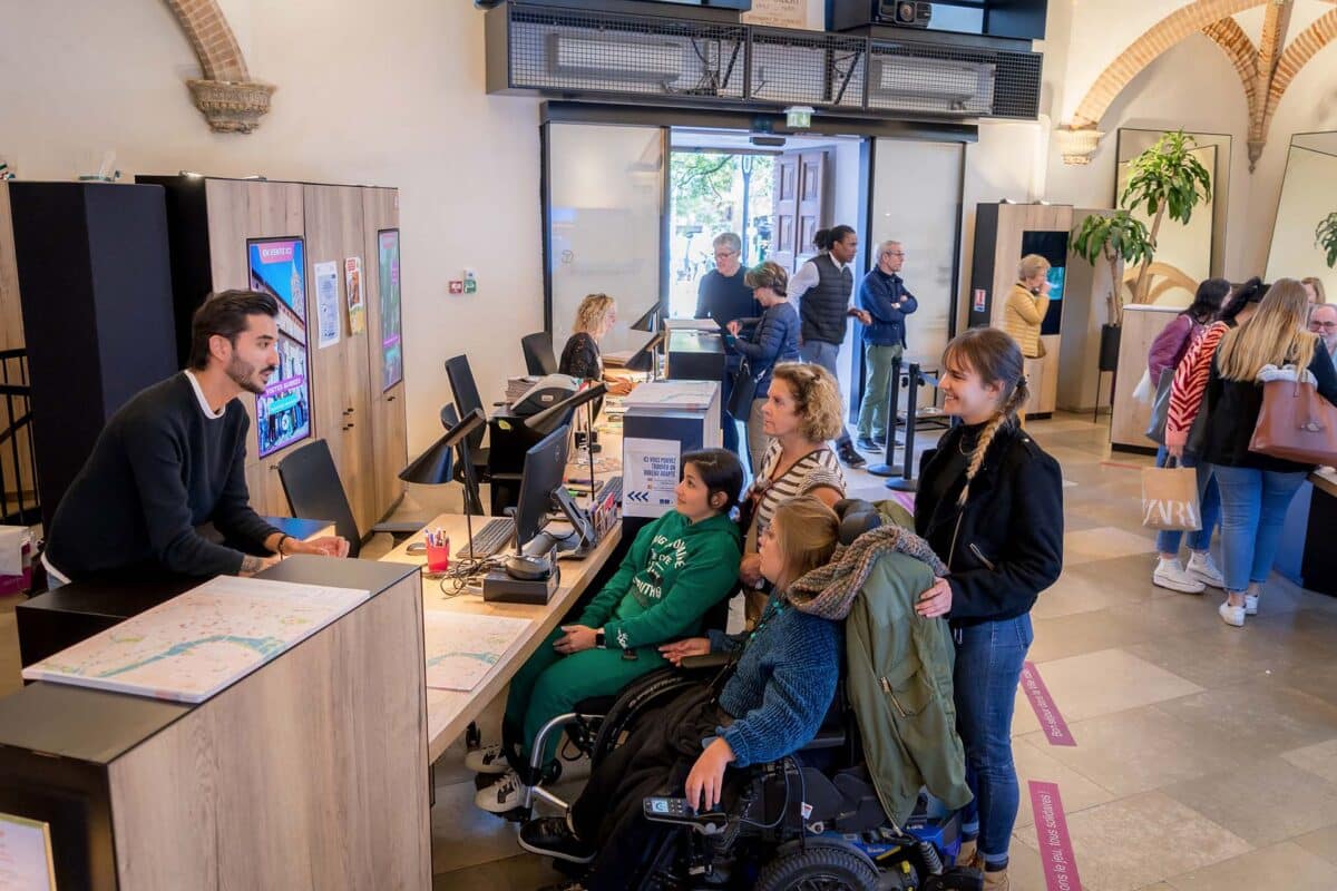 Accueil de l'office de tourisme de Toulouse