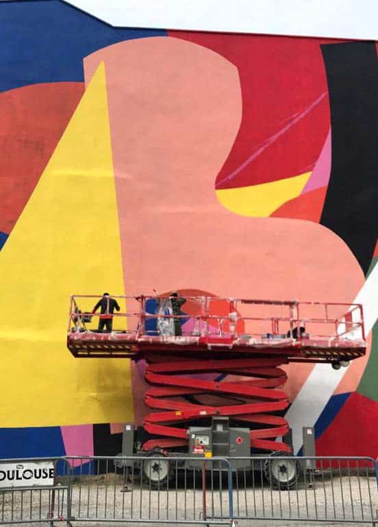 Visiter Toulouse, street-art oeuvre de Hense