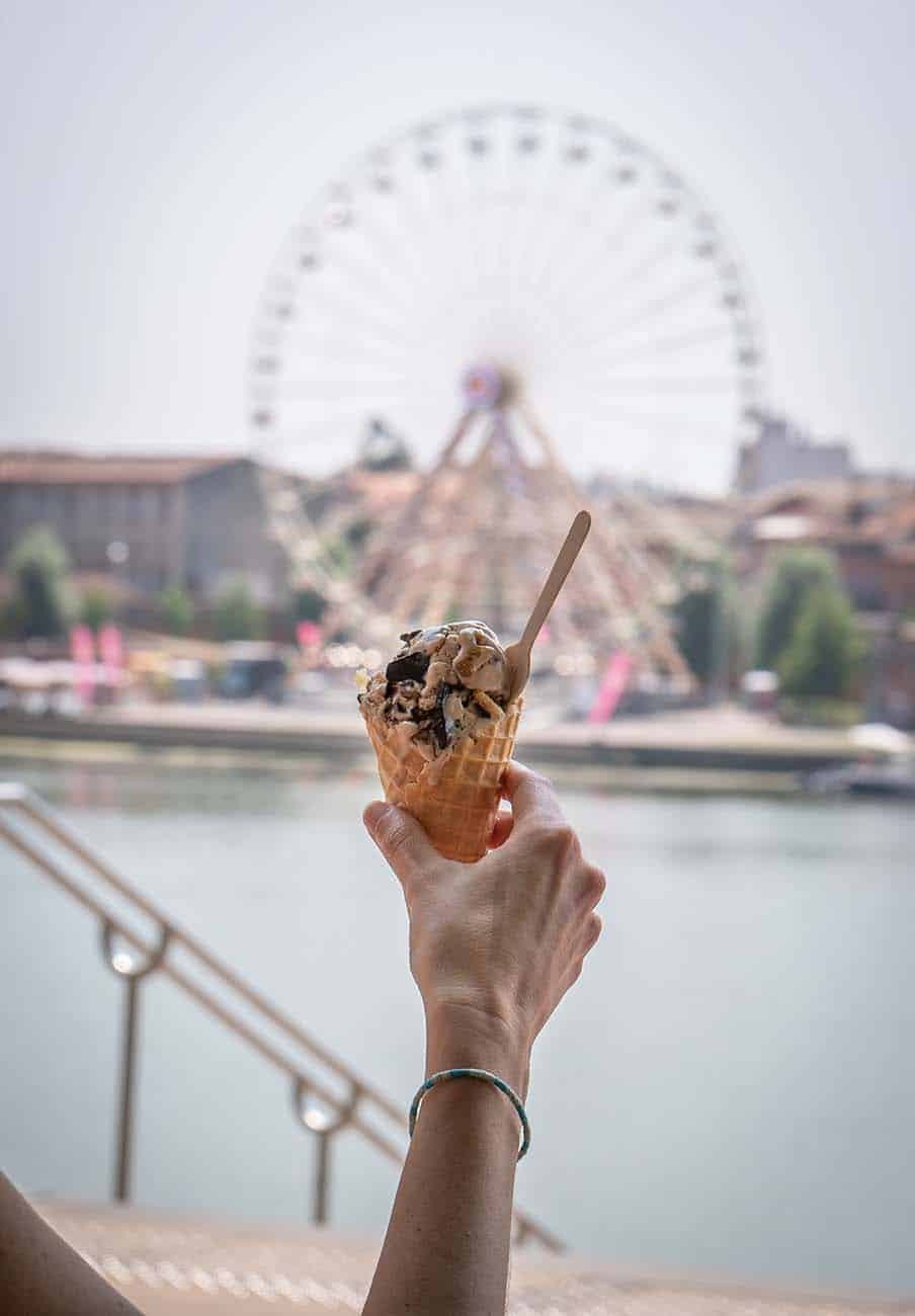 Glace à la chocolatine par Moustache