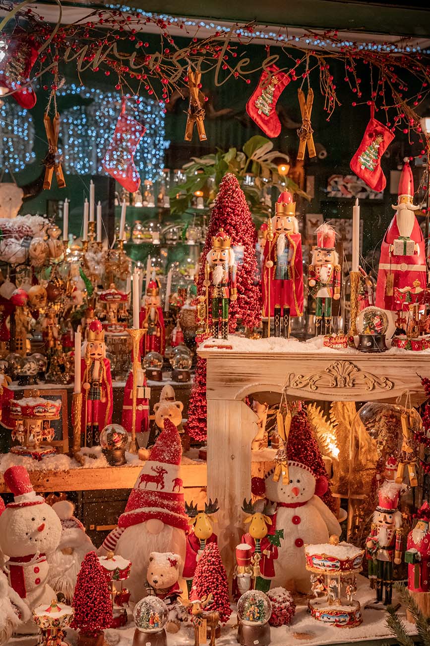 Vitrine de Noël