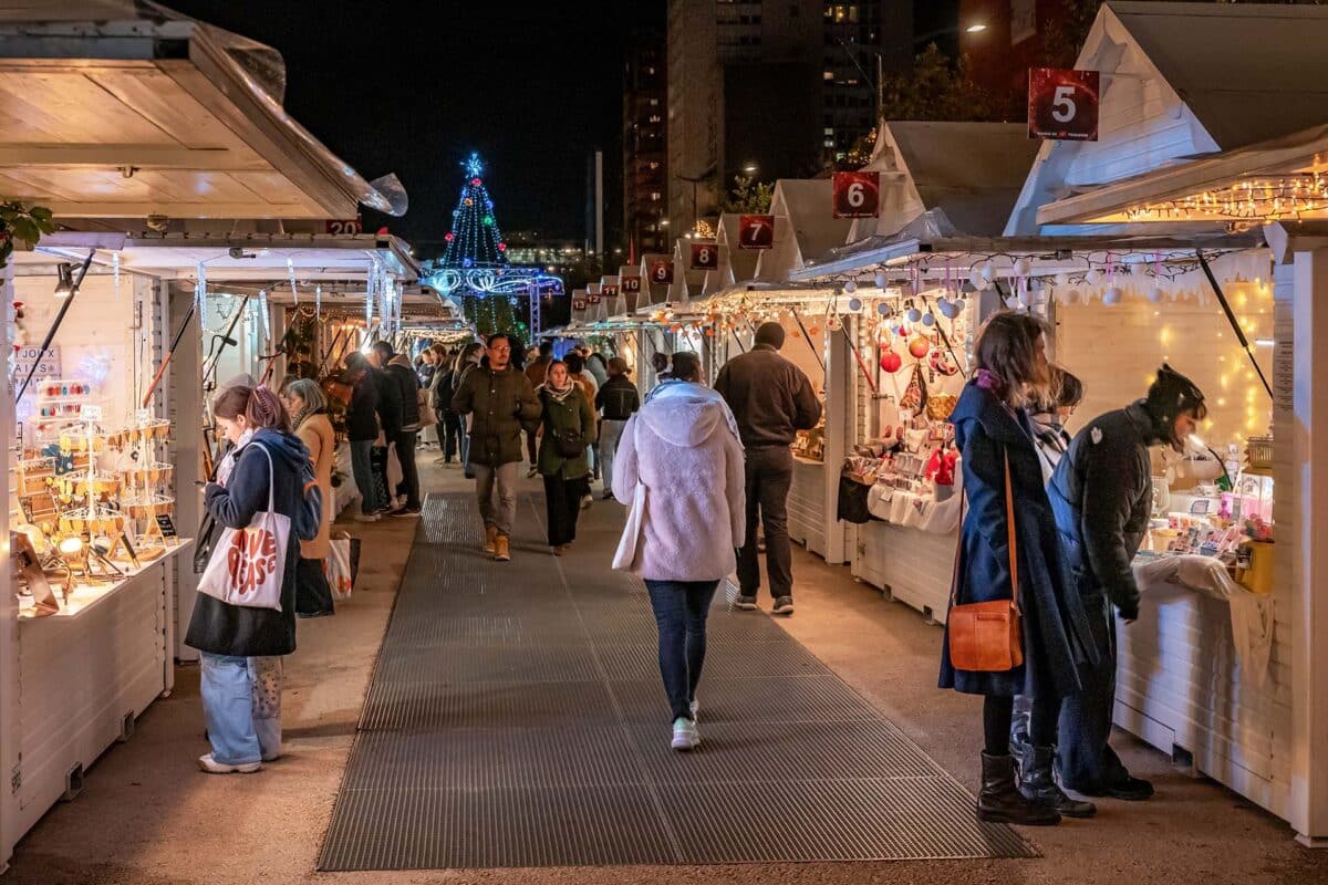 Marché de Noël sur les Ramblas