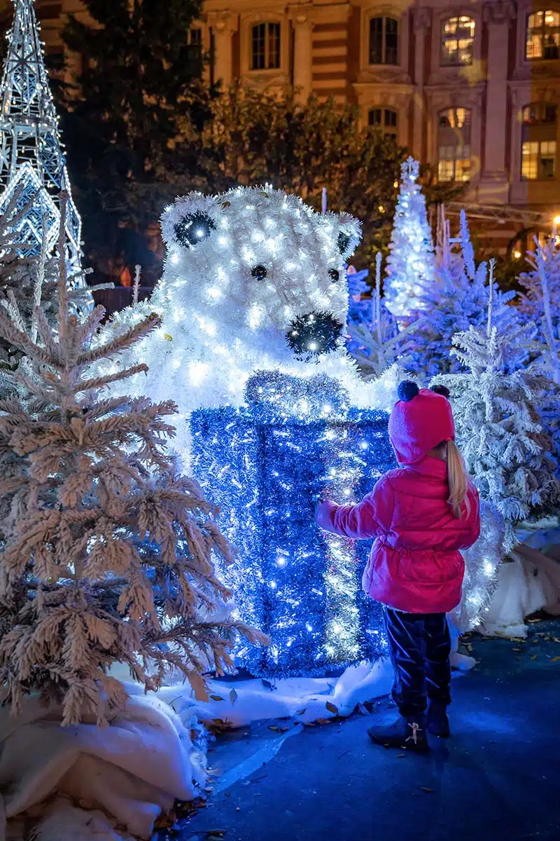 Marché de Noël square Donjon du Capitole