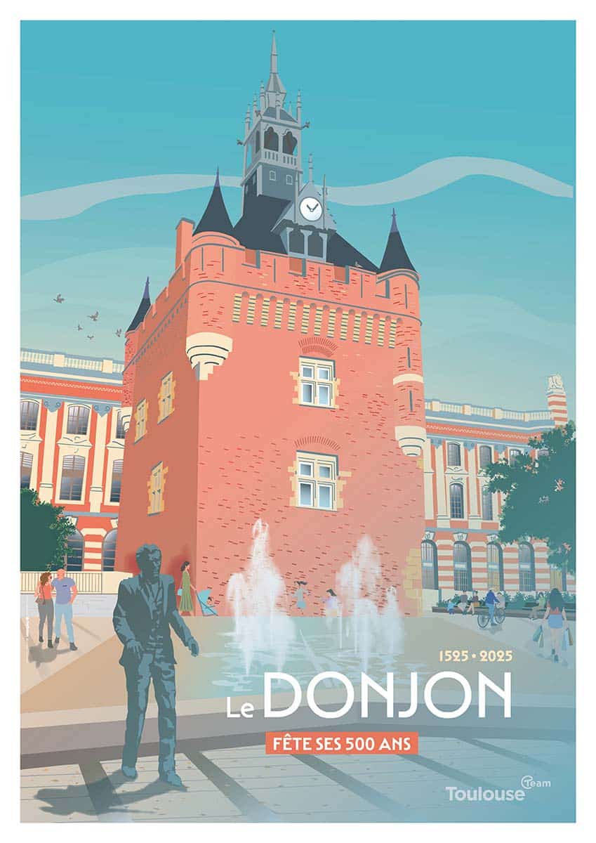 Affiche 500 ans du Donjon