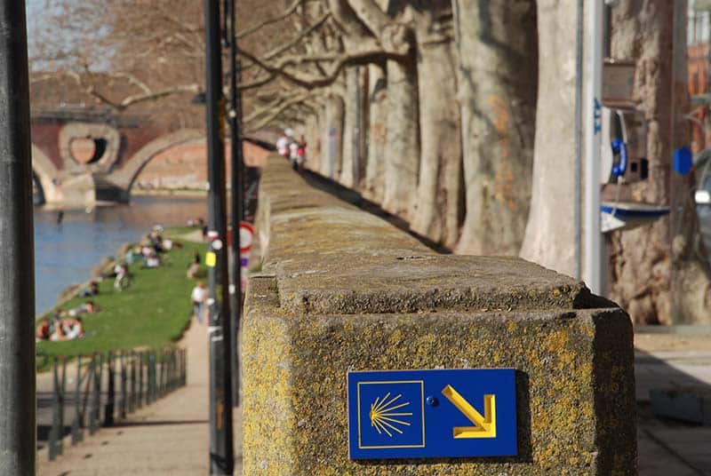 Signalétique chemin de Saint-Jacques