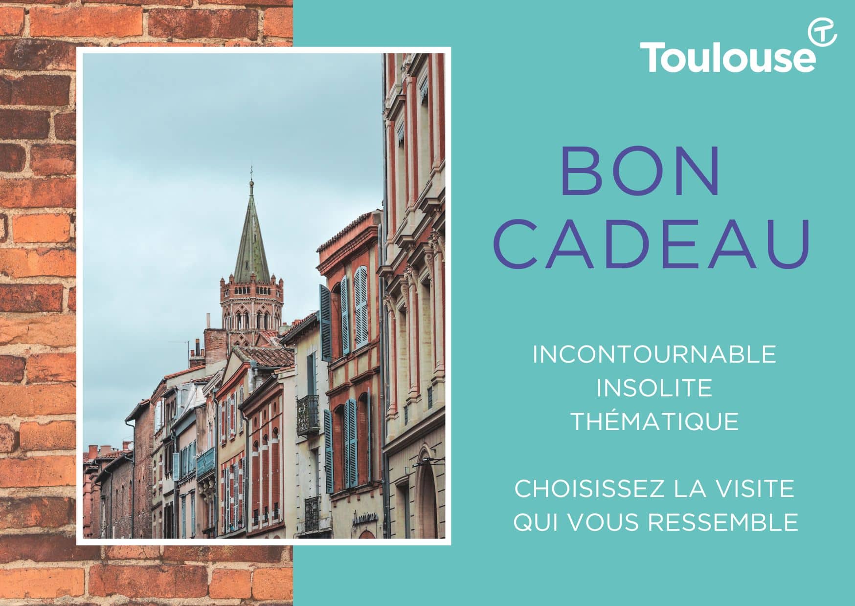 Bon cadeau : visite guidée de Toulouse