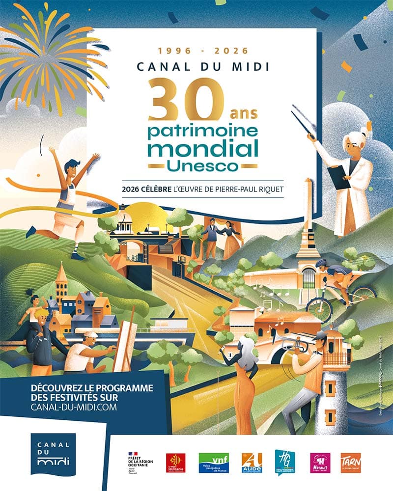 30 ans UNESCO Canal du Midi